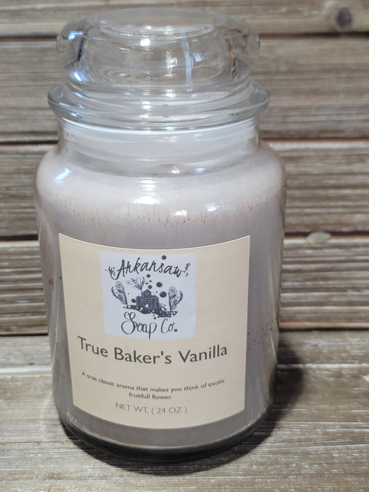 True Bakers Vanilla 24oz 2 wick candle